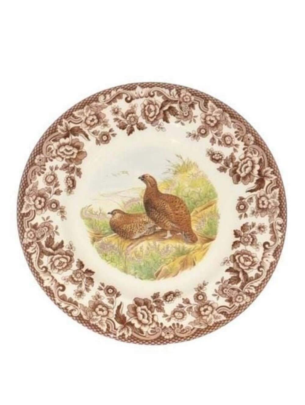Spode Woodland Red Grouse 8 Inch Salad Side Plate